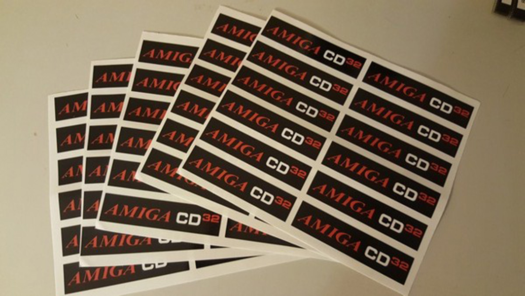 Amiga CD32 sticker
