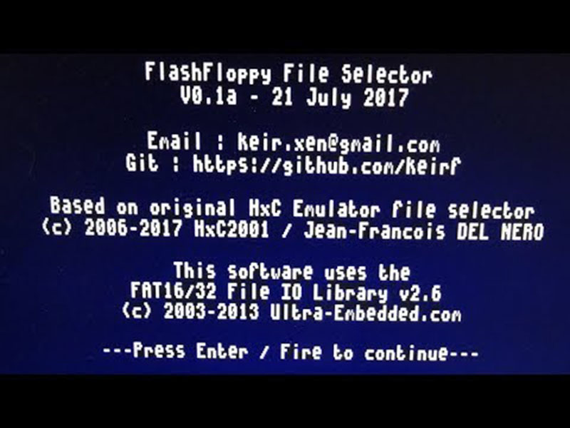 Flashfloppy Selector HxC