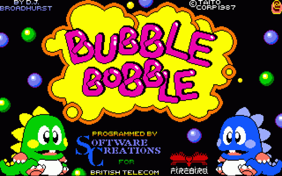 Bubble Bobble Title