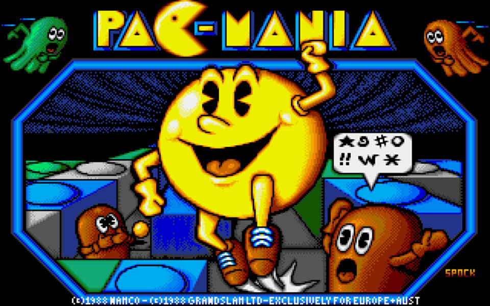 Pacmania Title