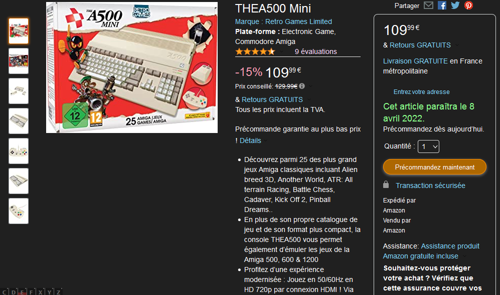 A500 Mini (baisse de prix 00)