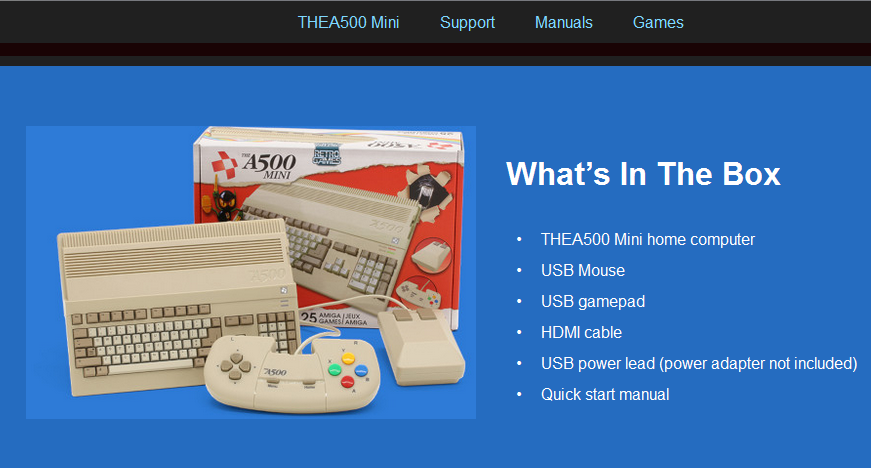 A500 Mini (absence du Bloc d'alimentation)