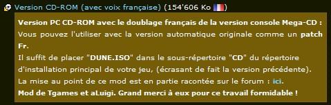 Dune voix en français (PC CD) Kimy