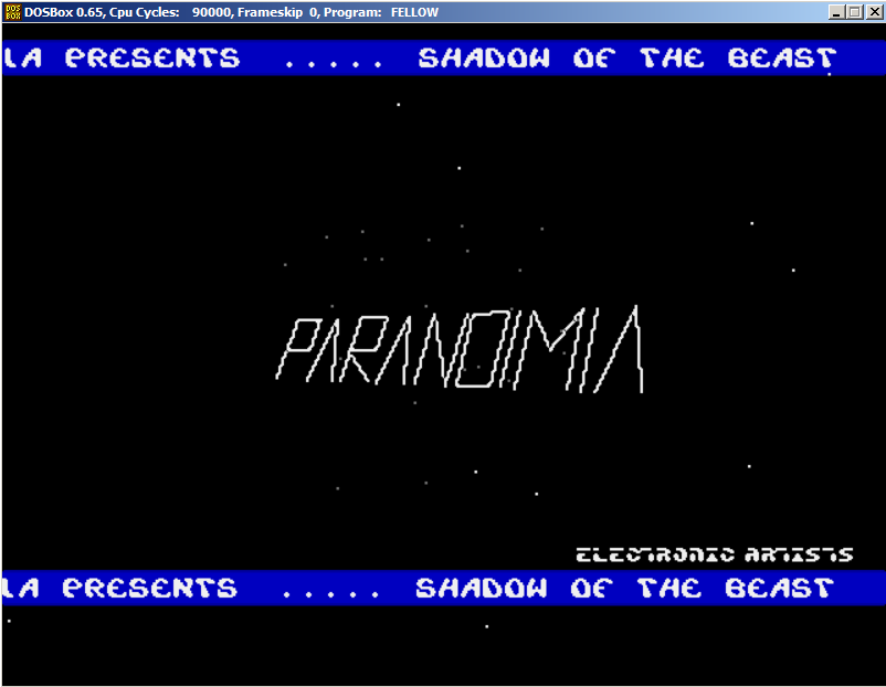 Beast (Intro Paranoimia) DOSBox Kimy