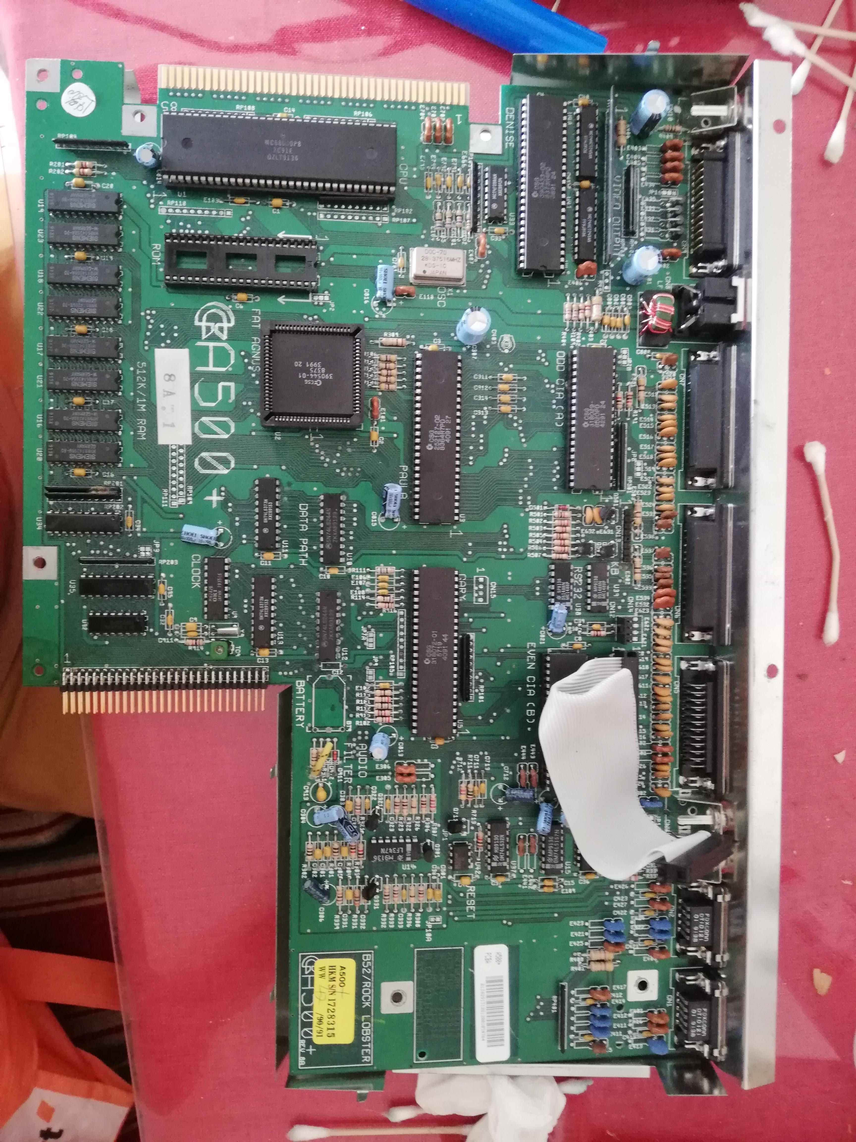 Amiga 500 plus carte mere