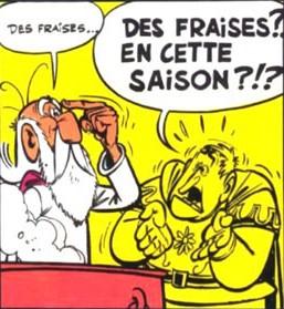Astérix, fraises - Kimy