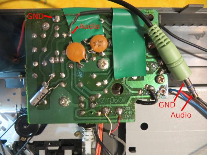 ZX SPECTRUM +2 TAPE INPUT JACK