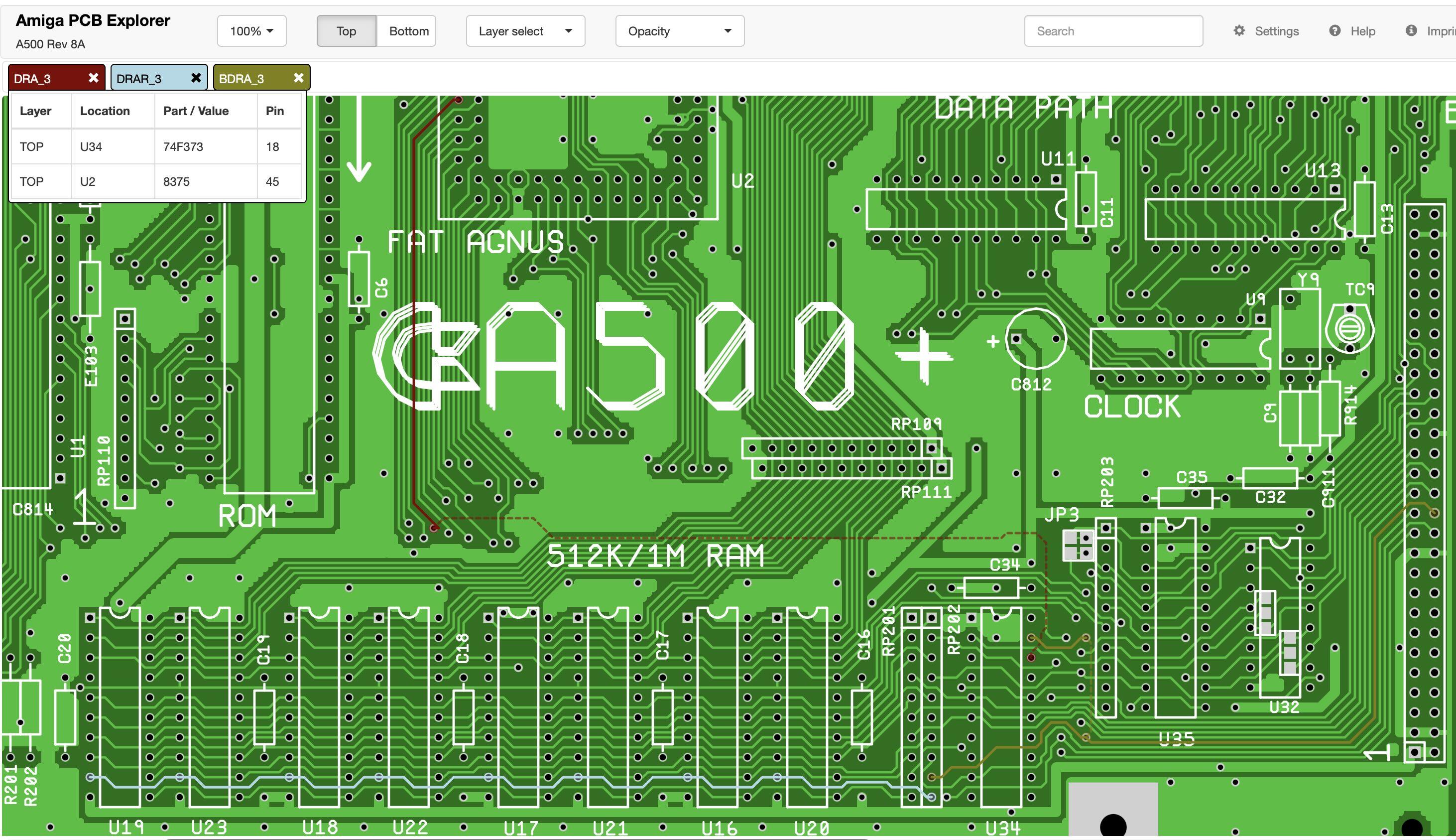 PCB Ligne A3