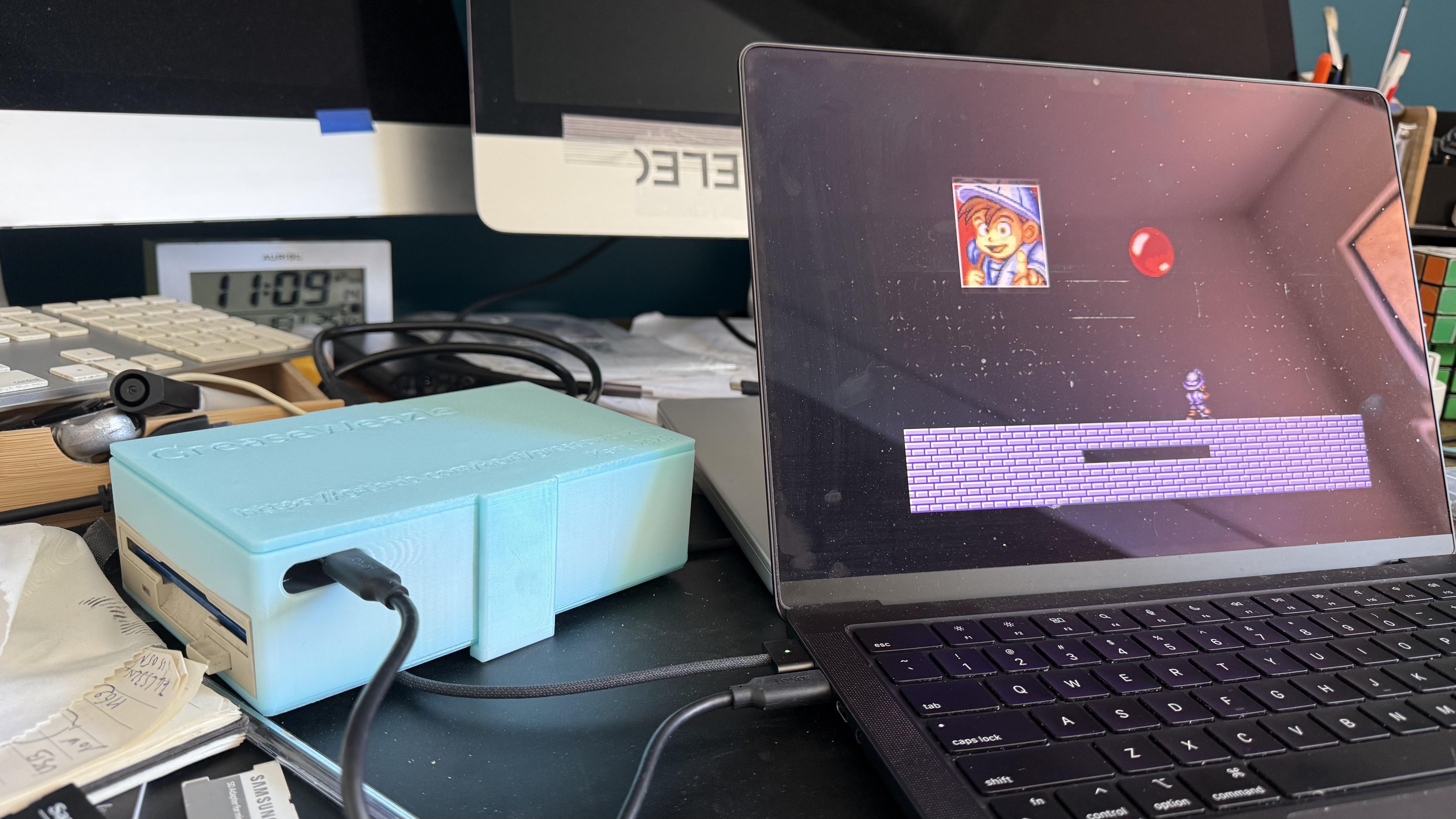 Lancement du jeu sous Amiberry