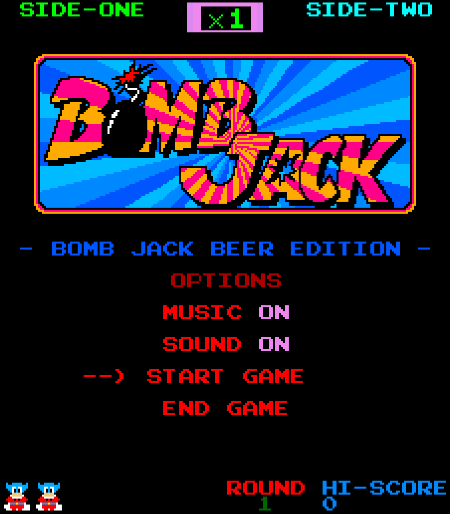 Bomb Jack Title