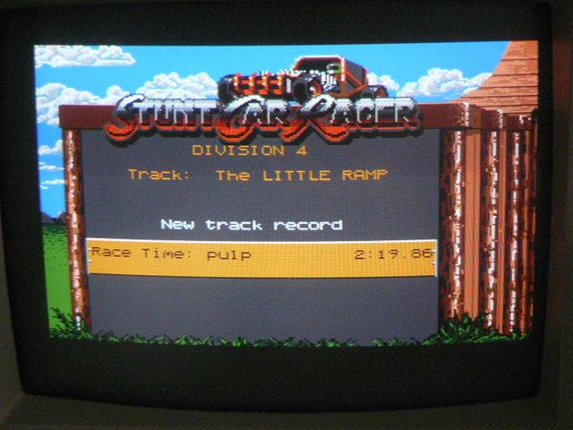 stunt car racer score